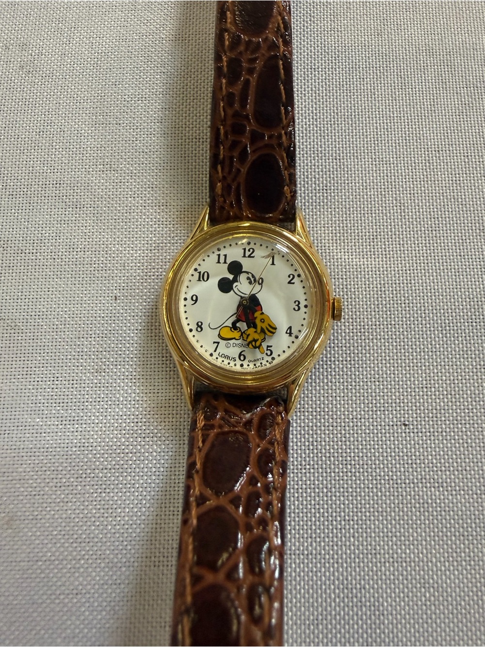 Classic Vintage Disney Mickey Mouse Watch by Lorus